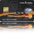 ING Classic MasterCard Kreditkarte